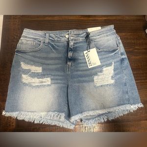 Zenana denim shorts
